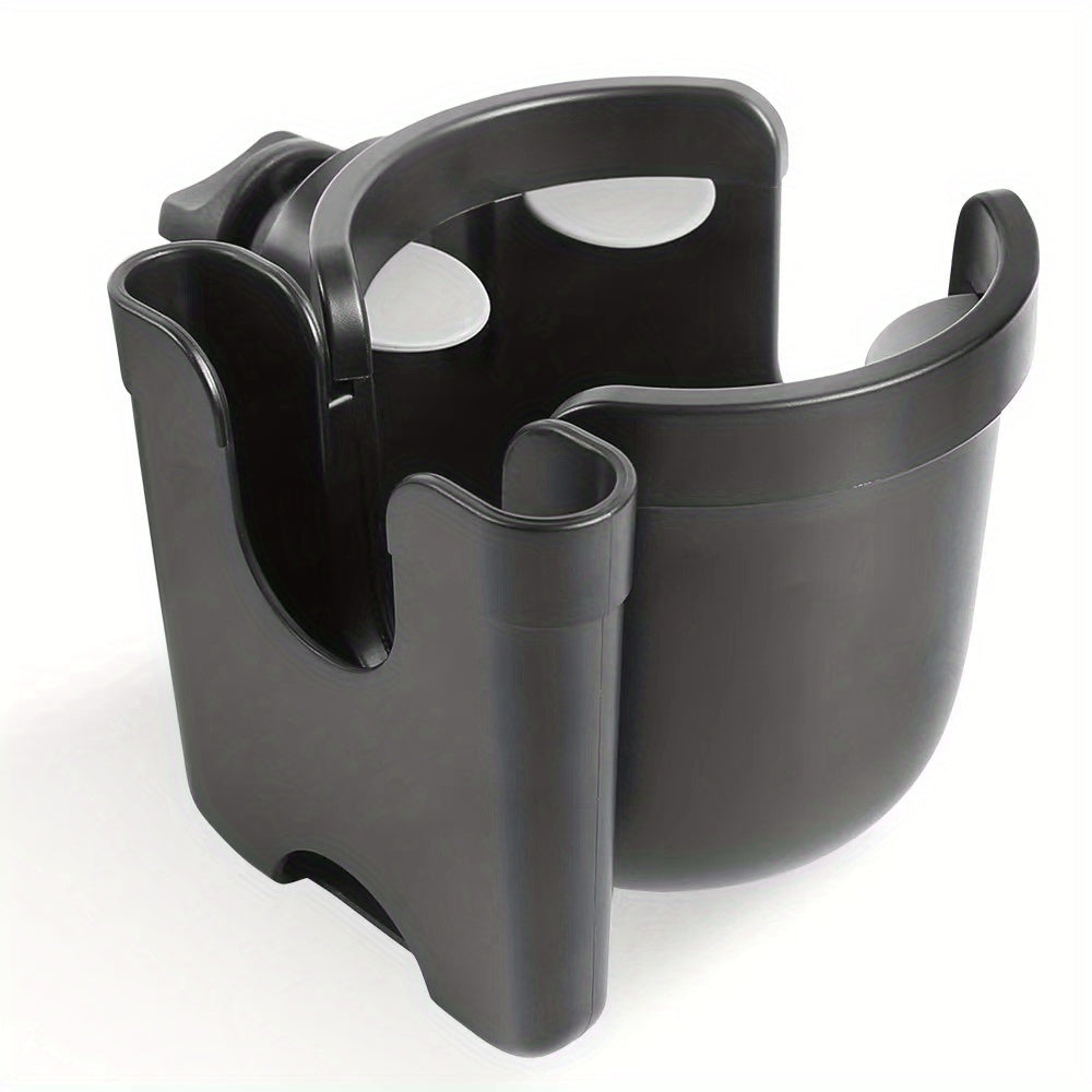 Stroller Cup Holder with Phone Case 2 in 1 Storage Rack