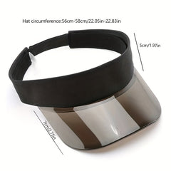Candy Stitching Visor Hat Lightweight Running Cap