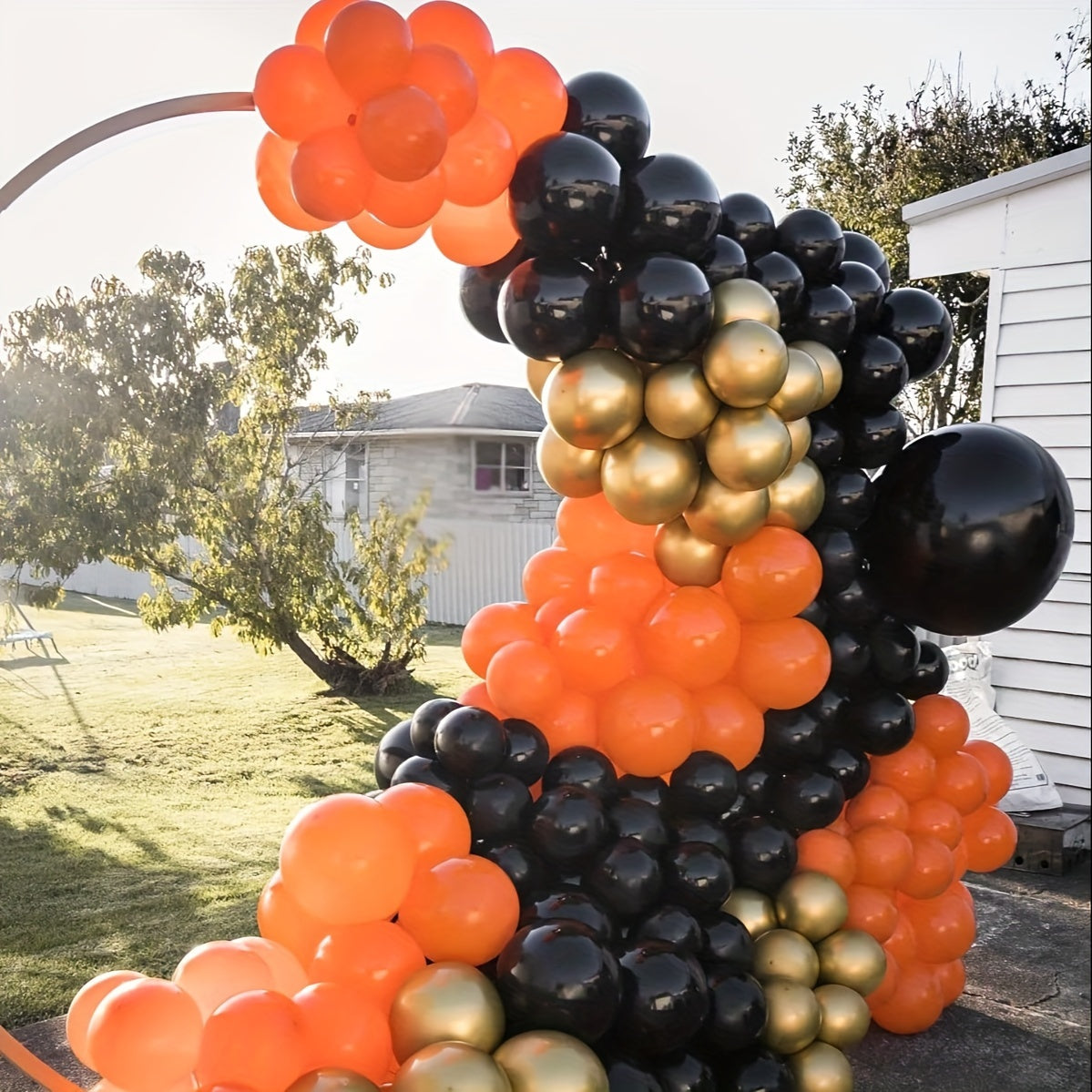 85pcs Orange Latex Balloon Garland Arch Set Party Decoration Supplies