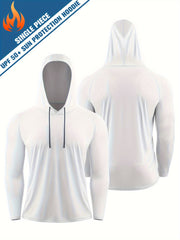 Men's UPF 50 Hooded Athletic Shirt for Sun Protection