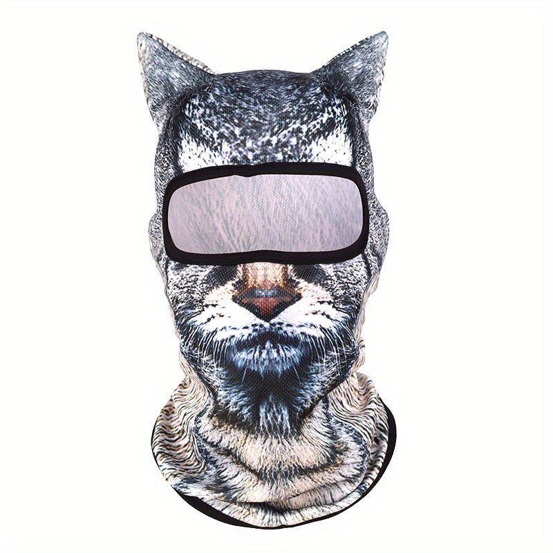 3D Animal Pattern Printed Mask for Summer Outdoor Sun Protection
