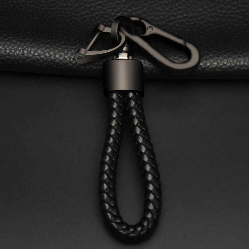 Braided Rope Car Keychain Key Rope Buckle Car Key Ring Car Decor