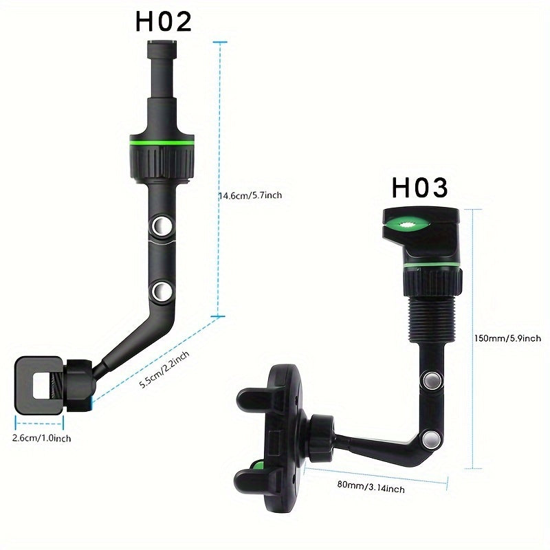 360 Degree Car Phone Holder Rearview Mirror Seat Hanging Clip Bracket