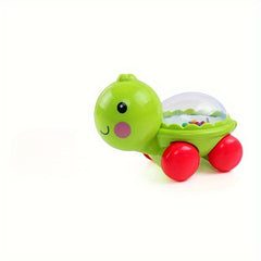 Small Animal Cart Little Turtle Toy Encourages Crawling
