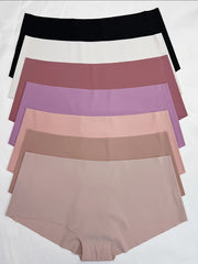 7 Pcs Seamless Mid Waist Briefs Women's Panties