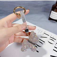 Cute Dog Keychain for Girls, Bag Ornament, Key Accessories
