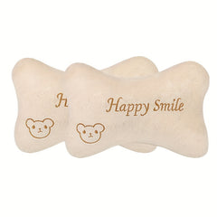 Bear Pattern Car Headrest Pillow Soft Travel Pillow