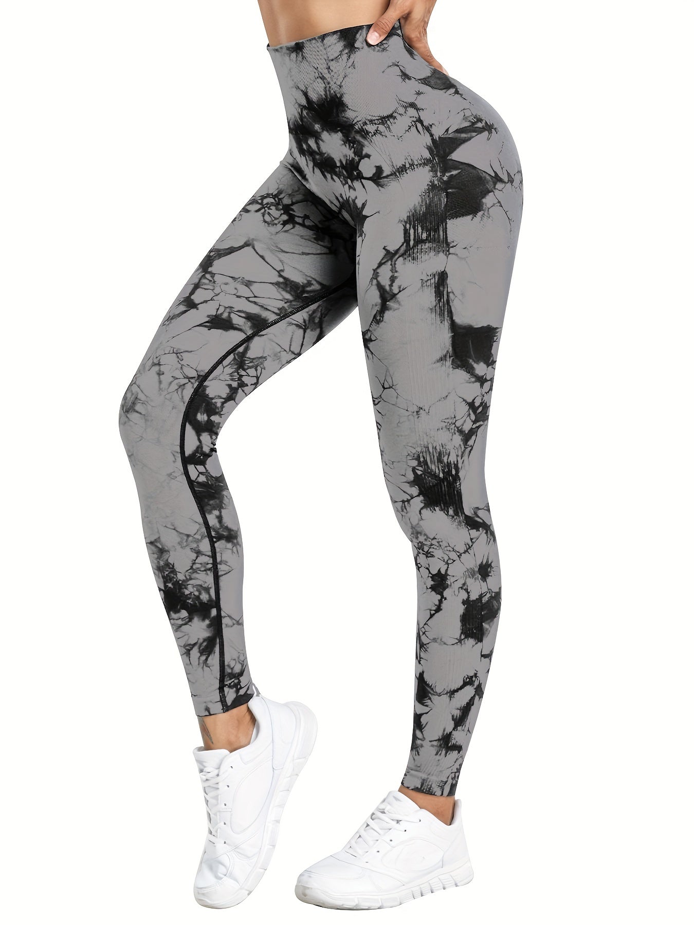 Tie Dye High Waist Gym Tights Workout Leggings Fitness Pants