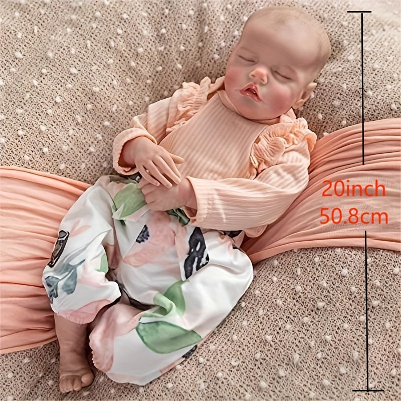 20 Inch Realistic Lifelike Newborn Soft Cloth Body Looks Real