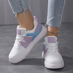 Women's Round Toe Skate Shoes Lightweight Non Slip Sneakers