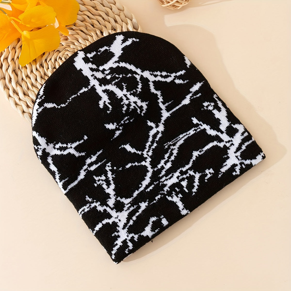 Knitted Woolen Hat Winter Warm Cold-proof Beanie Hats for Men Women