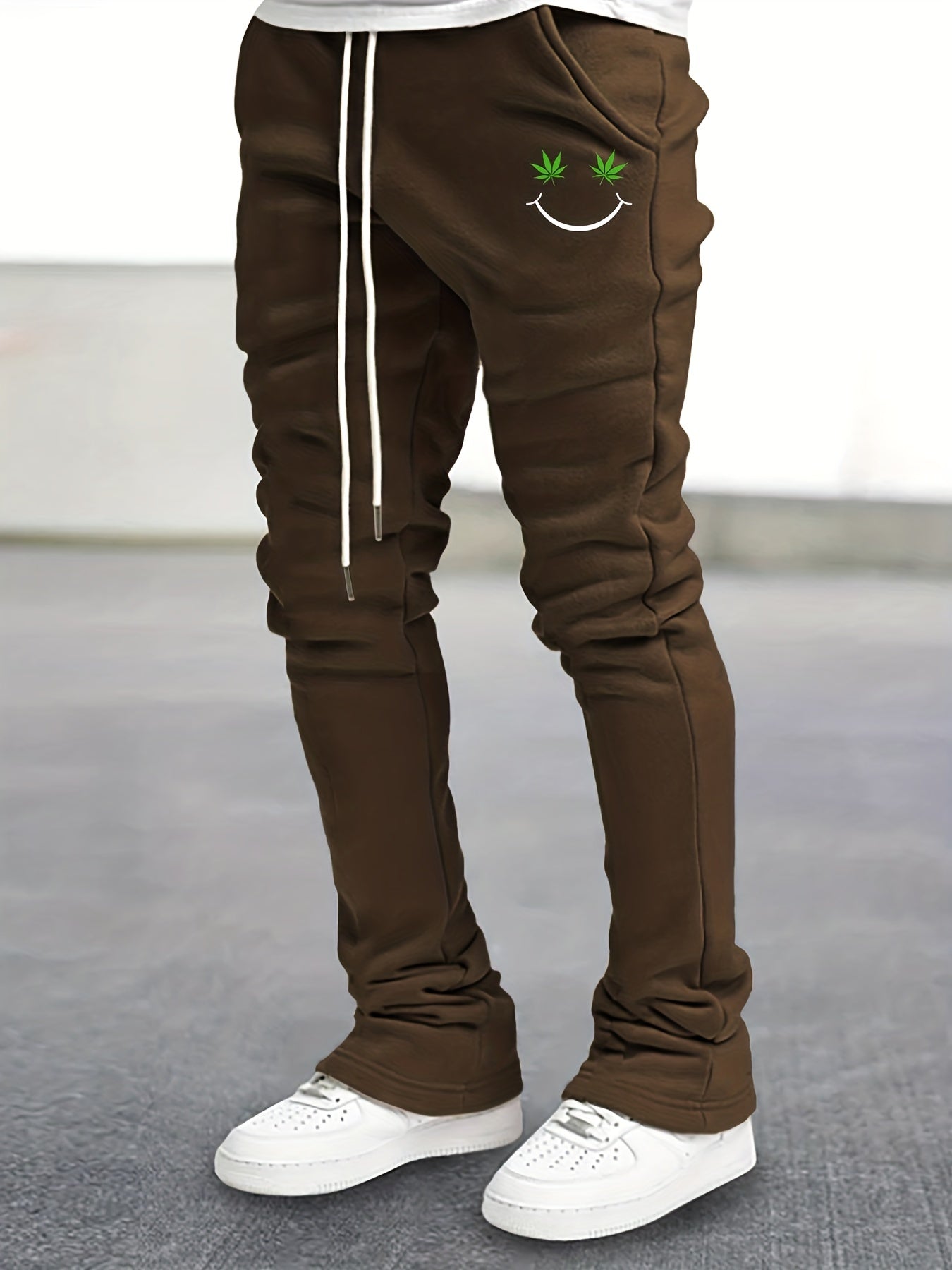 Men's Funny Pattern Flare Pants