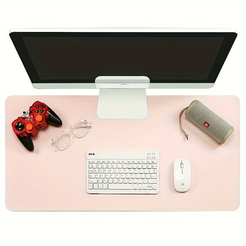 Large PU Leather Mouse Pad Waterproof Desk Pad