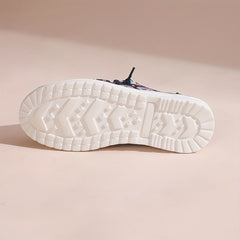 Women's Ghost Skull Halloween Style Lace Up Boat Shoes