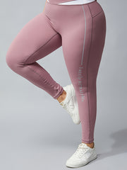 Letter Print High Waist Yoga Running Sports Leggings