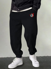 Men's Cartoon Eyeball Print Joggers Casual Stretch Sweatpants