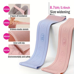 4 Pcs Hip Training Stretching Ring Silicone Elastic Yoga Resistance Belt