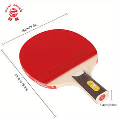 Competition Training Table Tennis Racket Wooden Handle