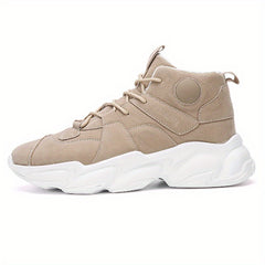 Men's Lace-up High Top Sneakers Casual Walking Shoes