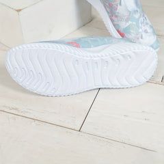 Women's Halloween Pattern Sneakers Low Top Slip On Knit Sock Shoes