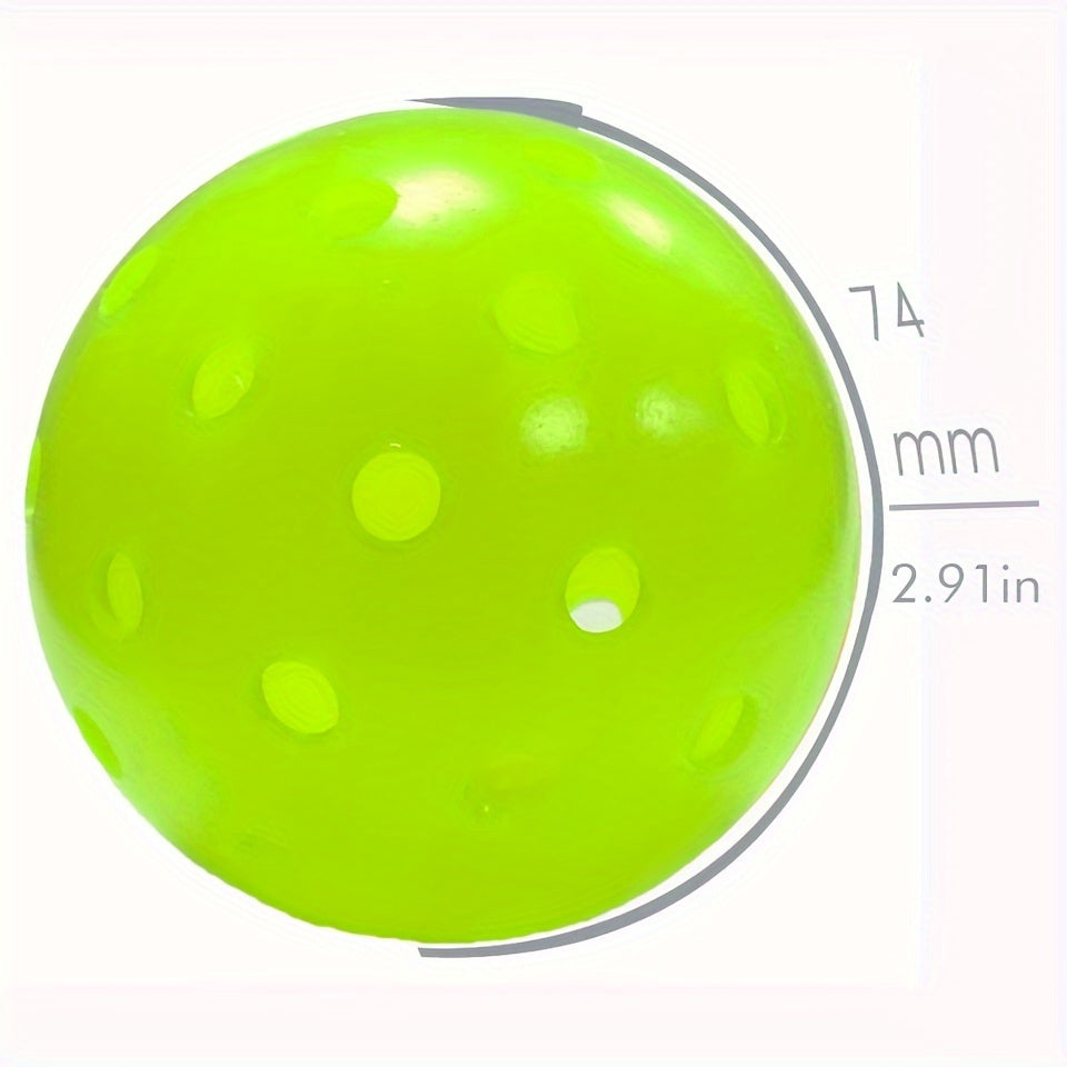 6pcs 40 Hole Seamless Pickleball Set USAPA Approved - Professional Competition