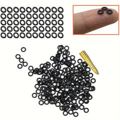 50pcs Dart Shaft & Steel Rings Non Slip Dart Rings - Plastic & Metal Shafts