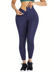 High Waist Yoga Sports Pants Tummy Control Leggings