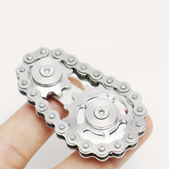 Metal Chain Toothed Metal Fingertip Gyroscope Sensory Toy