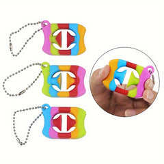 Silicone Finger Press Grip Ring Toy Halloween Christmas Gift