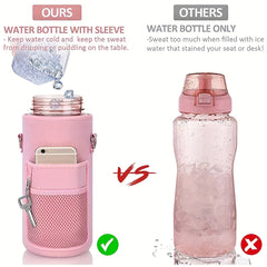 Water Bottle Protector 2L 67oz Insulation Cover Portable Vacuum Cup Bag