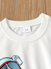 Astronaut Guitar Boy's 2pcs Sweatshirt & Sweatpants Set