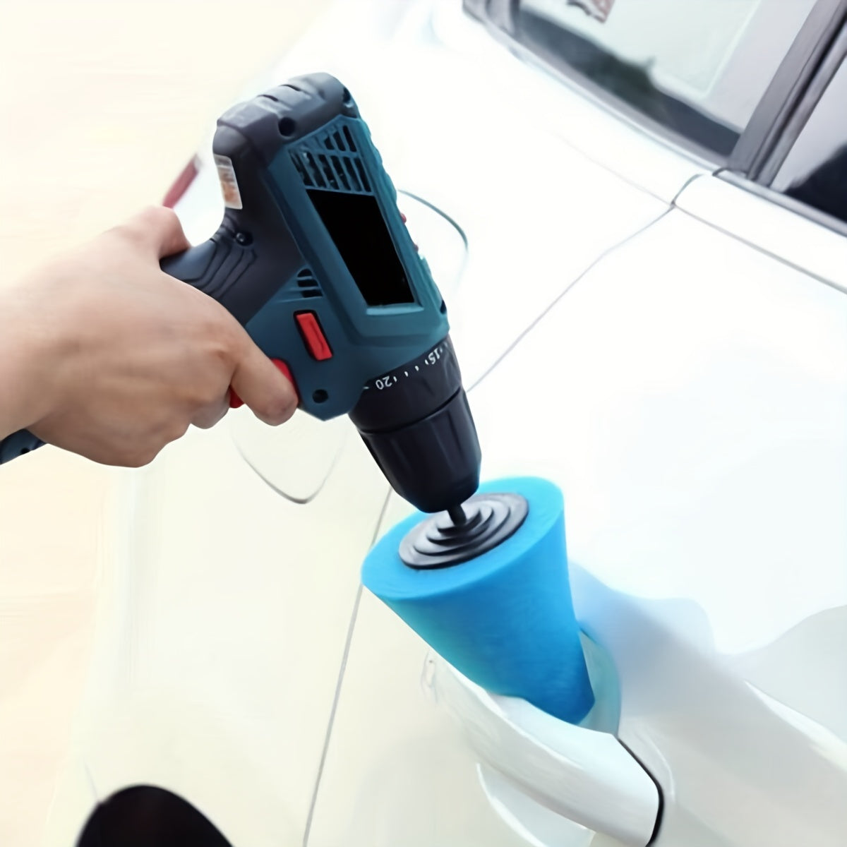 Car Wheel Hub Buffing Sponge Pads Automotive Care Tool