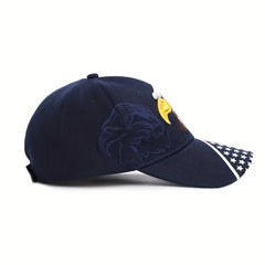 Eagle Embroidered Camouflage Baseball Cap