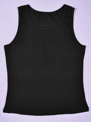 4pcs Solid Tank Tops Sleeveless Crew Neck Women's Lingerie