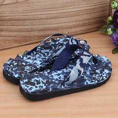 Men's Camo Non Slip Flip Flops Quick Drying Thong Sandals