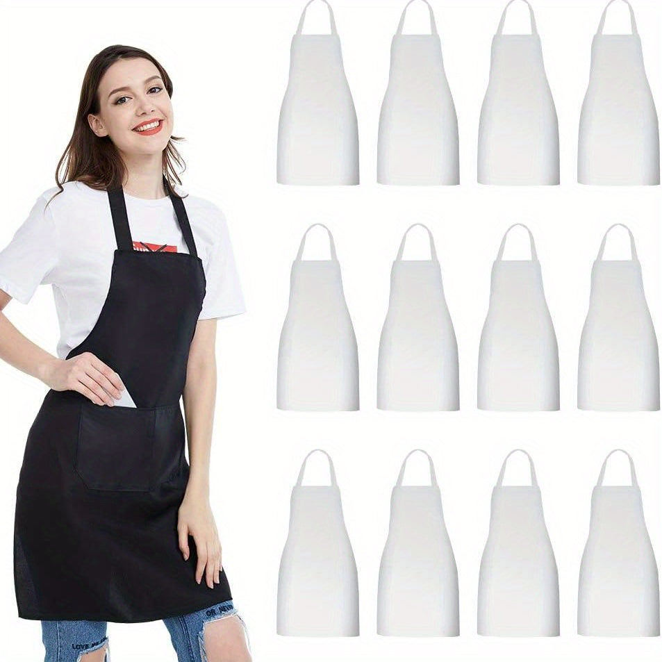 Machine Washable Bib Apron for Men and Women, Stain-Proof Cooking Apron