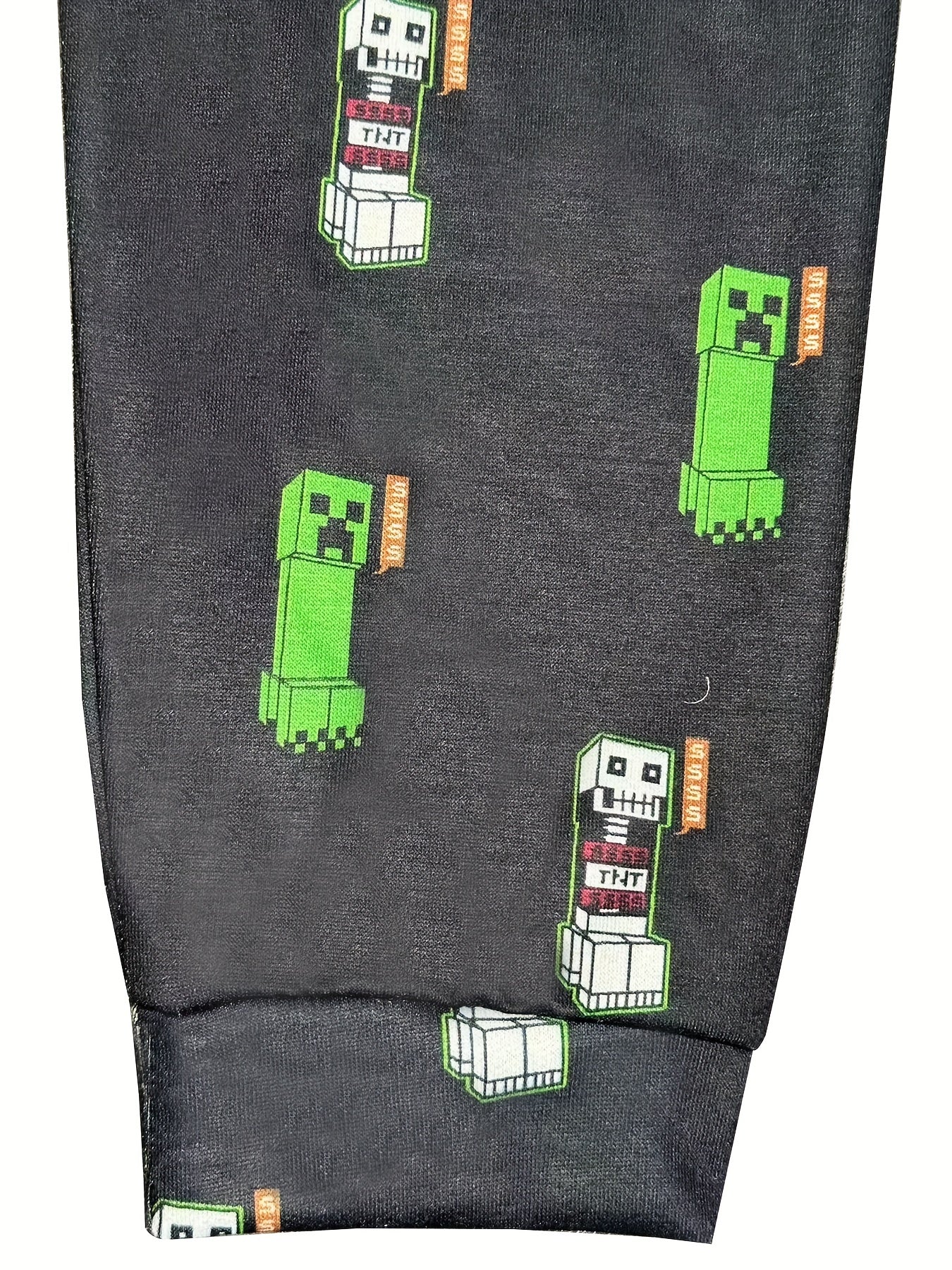 Boy's Pixel Monster Graphic Hoodie Breathable Hooded Sweatshirt