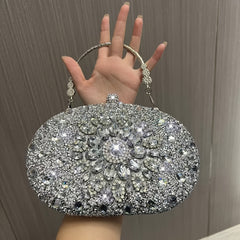 Diamond Women's Evening Bag Wedding Crystal Phone Bag