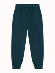 Frog Pattern Letter Print Joggers Men's Stretch Waist Pants