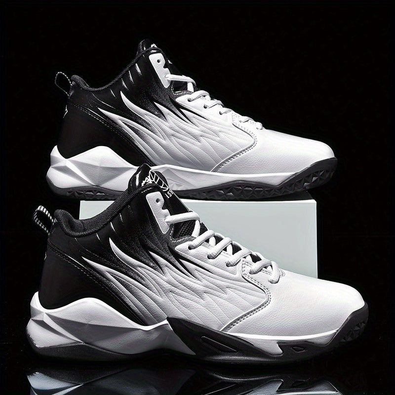 Men's Basketball Shoes Comfy Non Slip Lace Up Sneakers