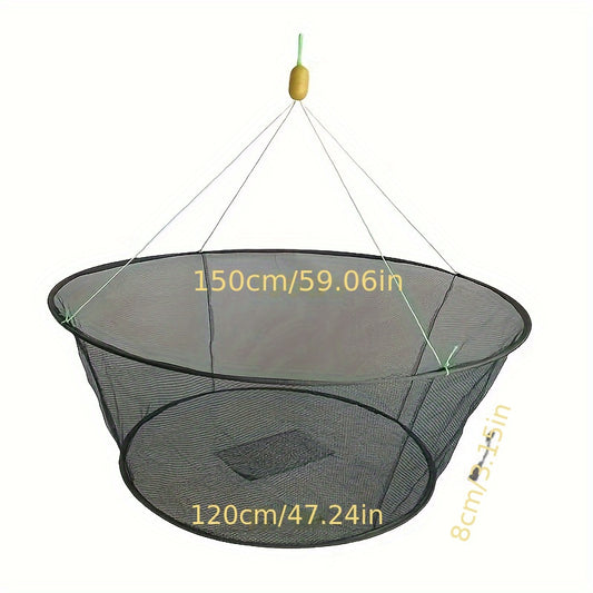 Portable Folding Fishing Net Foldable Mesh Trap Fishing Tackle