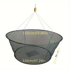 Portable Folding Fishing Net Foldable Mesh Trap Fishing Tackle