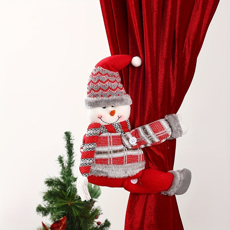 Christmas Curtain Decoration Buckle Clip Window Decor Ornament Gift Home Decor