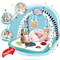 Cartoon Baby Gym Play Mat for Newborns & Toddlers