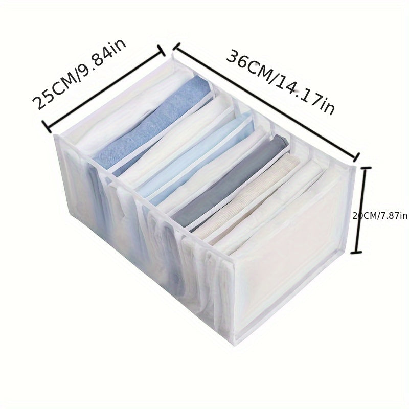 Wardrobe Closet Clothes Organizer Storage Basket for Pants Jeans Shirts