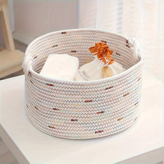 2pcs Woven Storage Baskets 29x17 Collapsible Organizer for Bedroom Bathroom