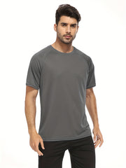 3pcs Men's Compression Shirts Short Sleeve Moisture Wicking Baselayer