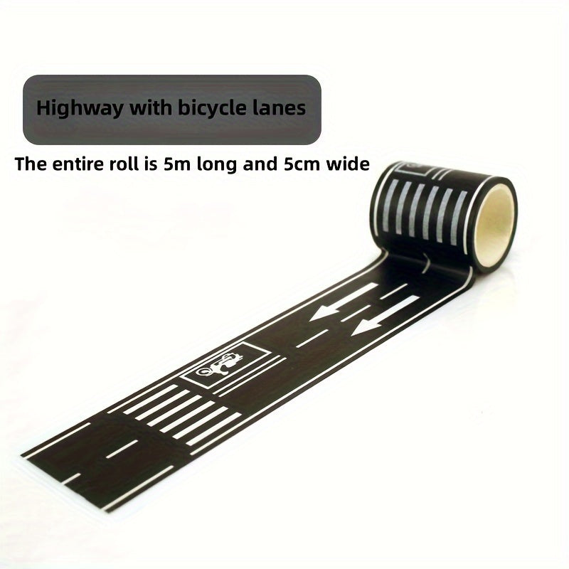 5m Racing Road Track Tape, 96in Wide, Birthday Party Decor