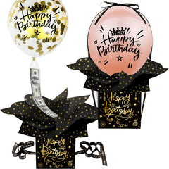 Cash Balloon Draw Money Box Happy Birthday Party Supplies