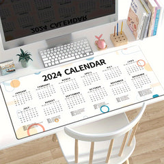 Morandi Style Mouse Pad with Calendar